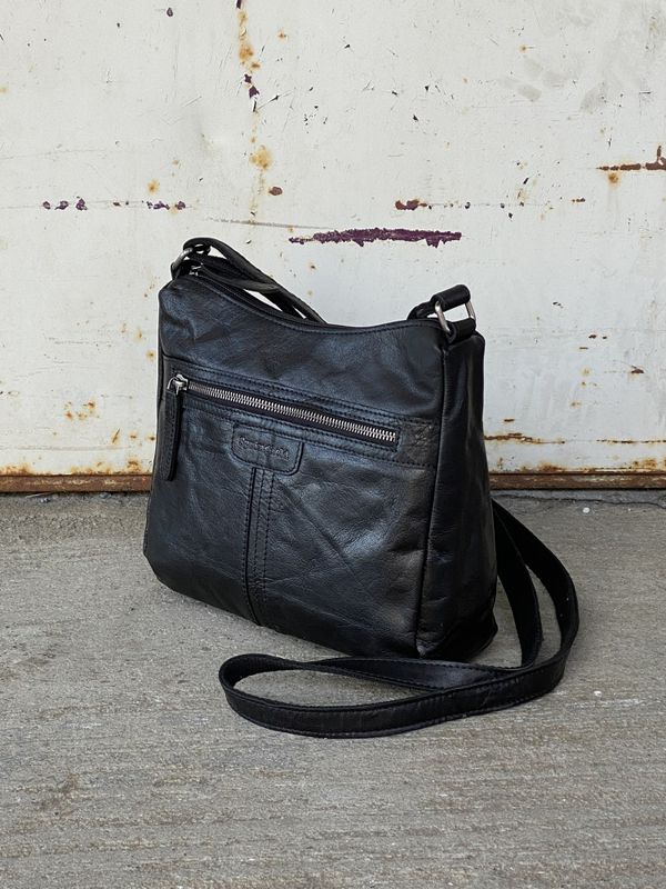 Springfield Crossoverveske i Skinn Black
