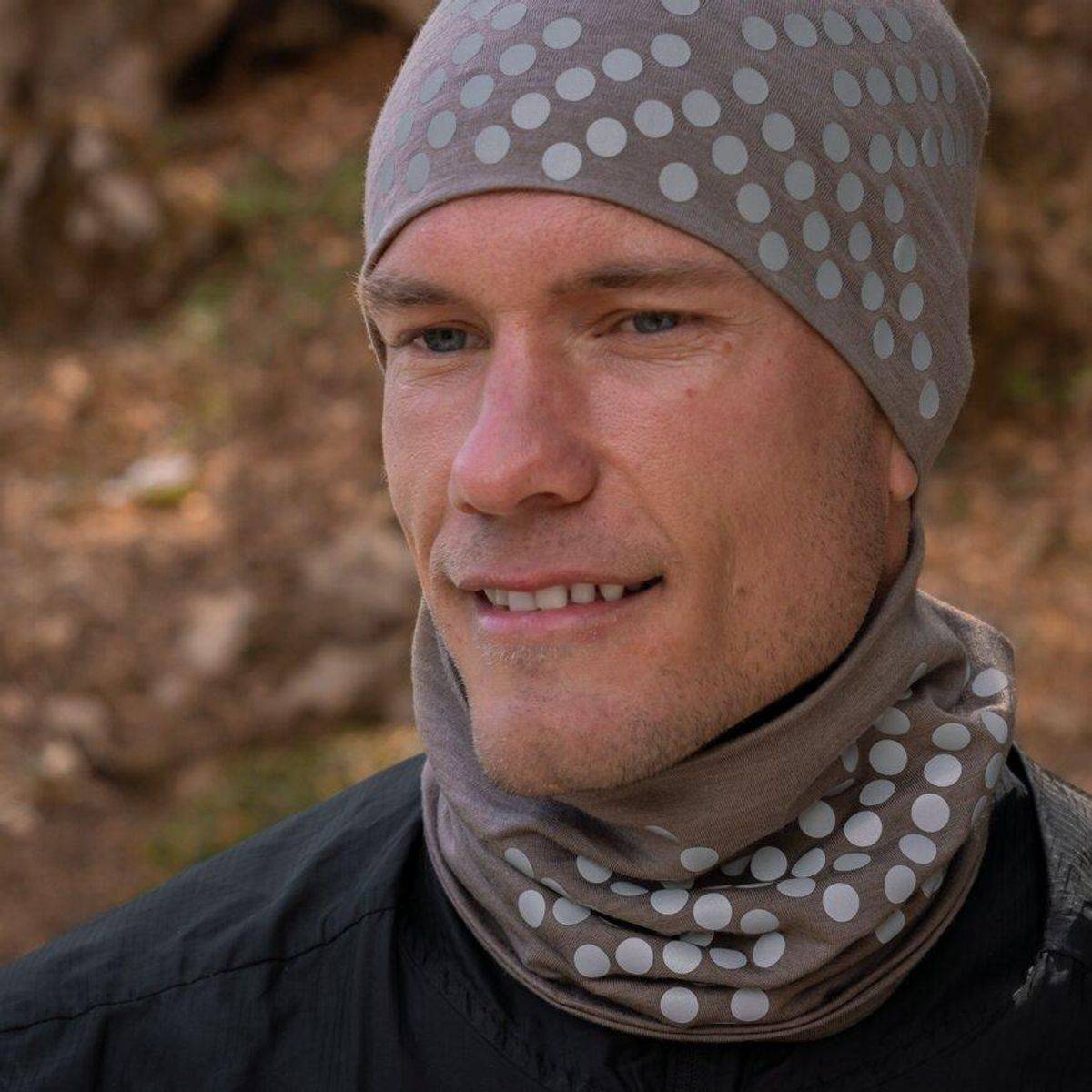 Morild Sølvfaks hals M/refleks i brown