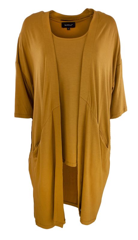 Boheme Jakke Stretchy Bambus/Bomull i Cognac