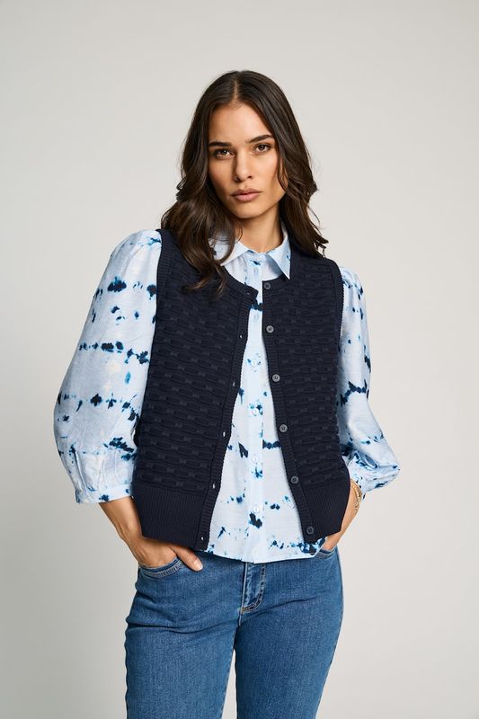 Micha Skjorte Blue/Print