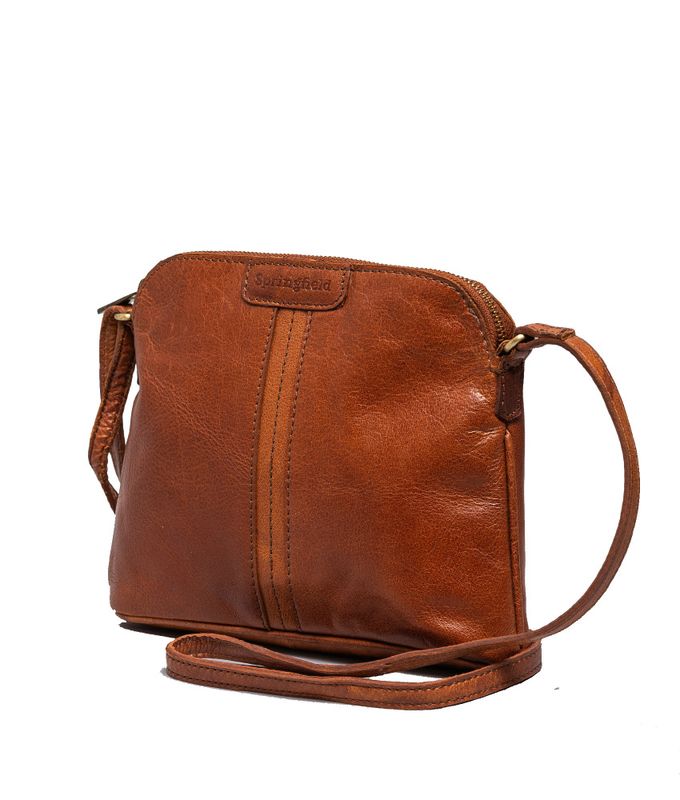 Springfield crossoverveske i cognac