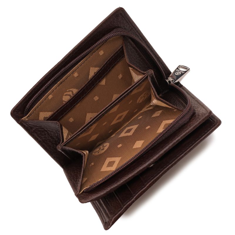 ADAX Ninni Skinnlommebok i Chocolate