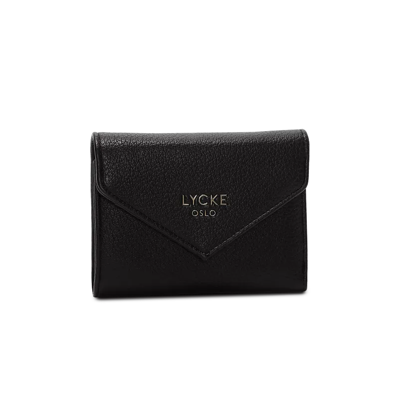 Lycke Egersund Lommebok i Black