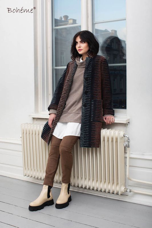 Boheme Satengbluse i Off White