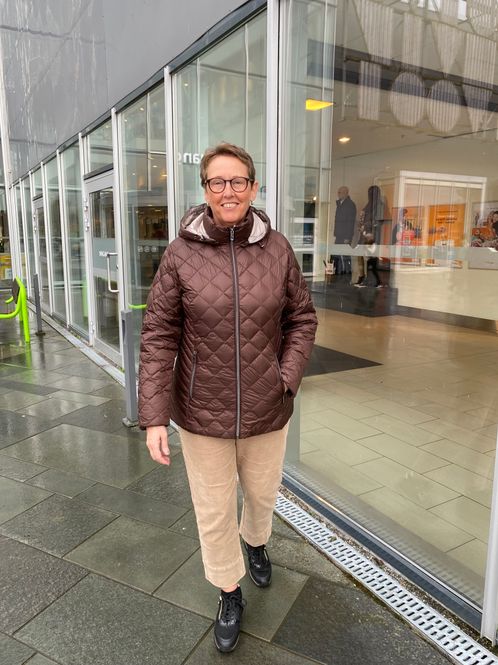 Hovedbilde Normann Vattert Jakke i Cacao Brown/Silver