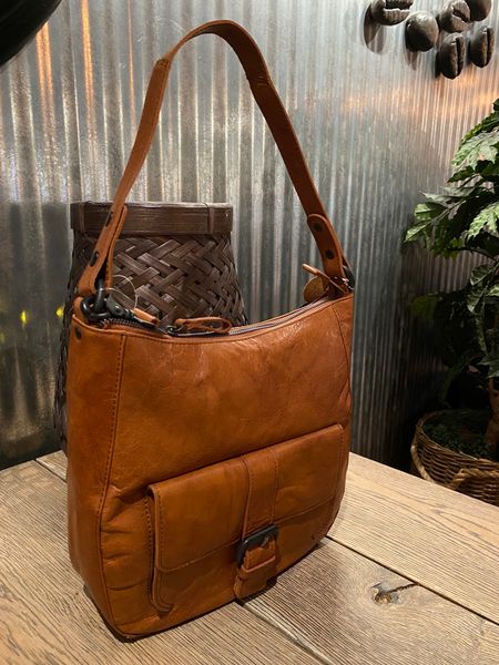 Hovedbilde Spikes & Sparrow Hobobag i Brandy