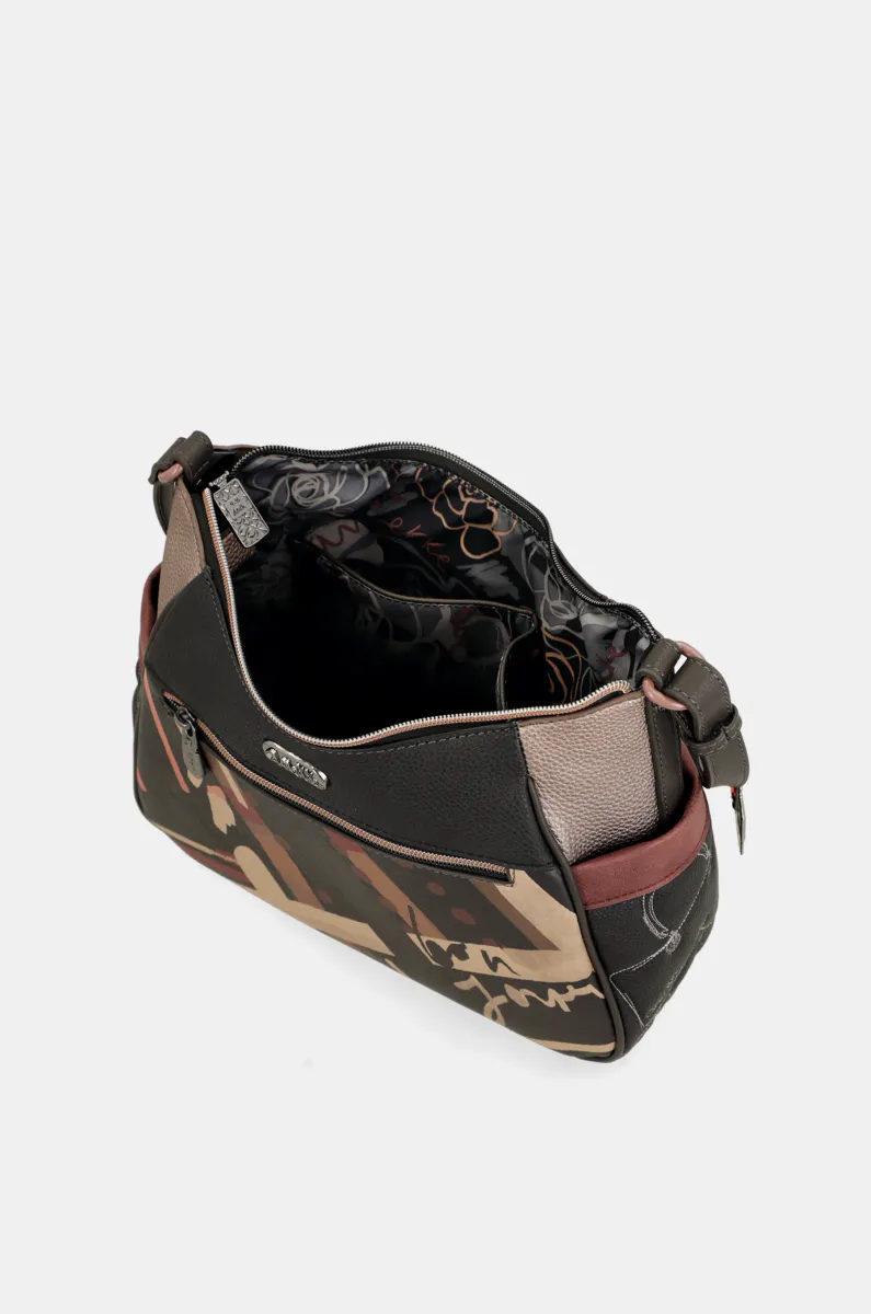 Anekke Crossoverbag Dark Brown/Multi