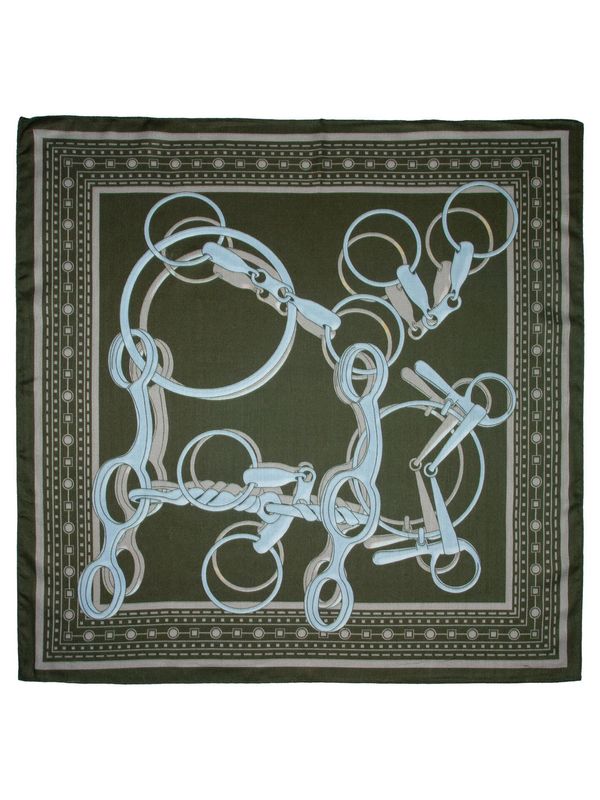 Intex Skjerf M/Seletøy 70 X 70 Cm. i Green