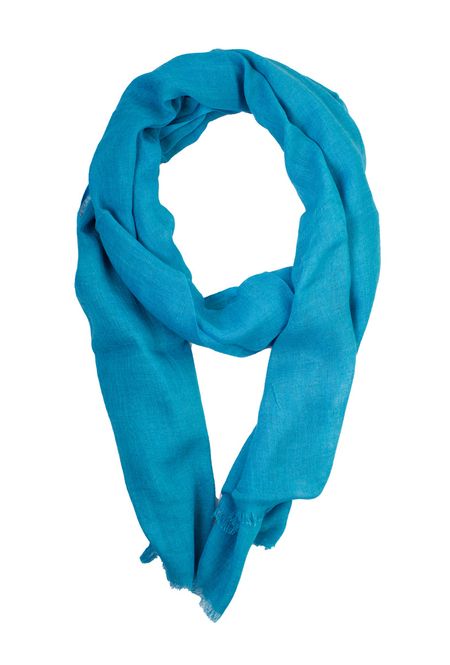Hovedbilde Boheme Skjerf i Viskose/Lin Turquoise