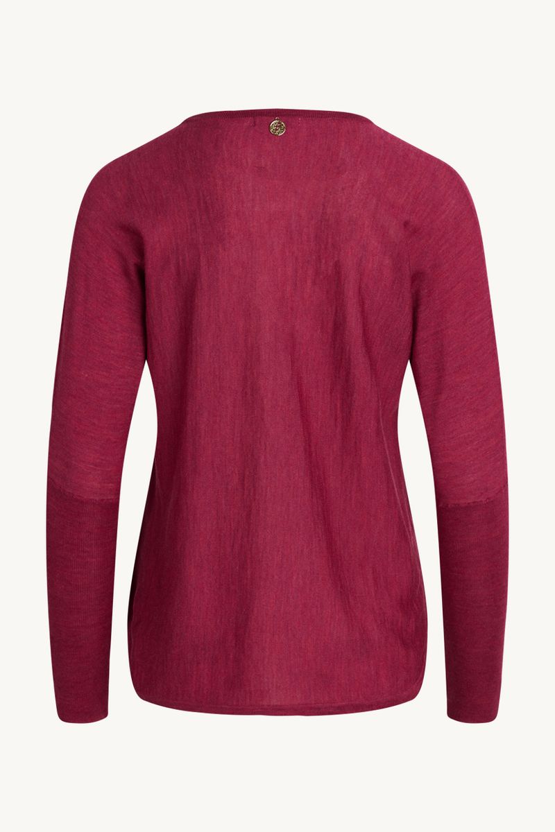 Claire Pippa Jumper i Merinoull Pinky Melange
