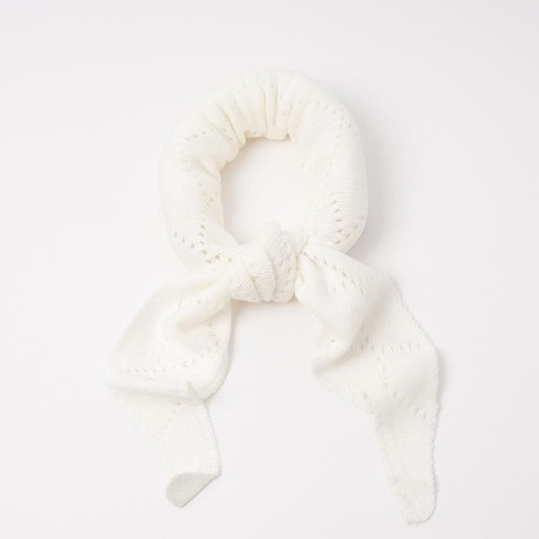 Hovedbilde Rosenvinge Strikket Triangelskjerf i Offwhite