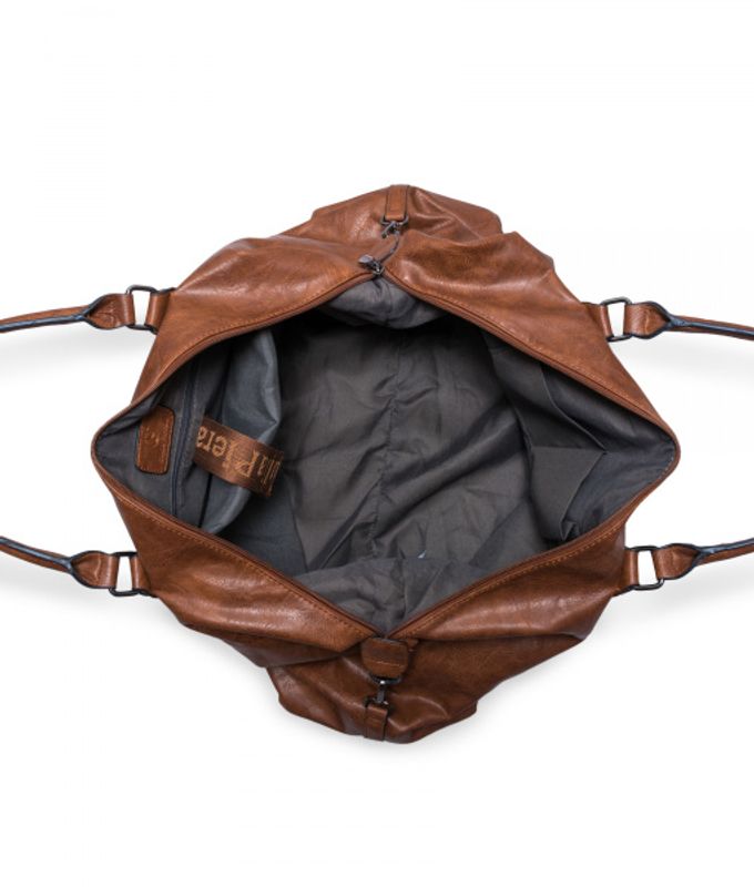 Giulia Pieralli Classic Weekendbag Cognac