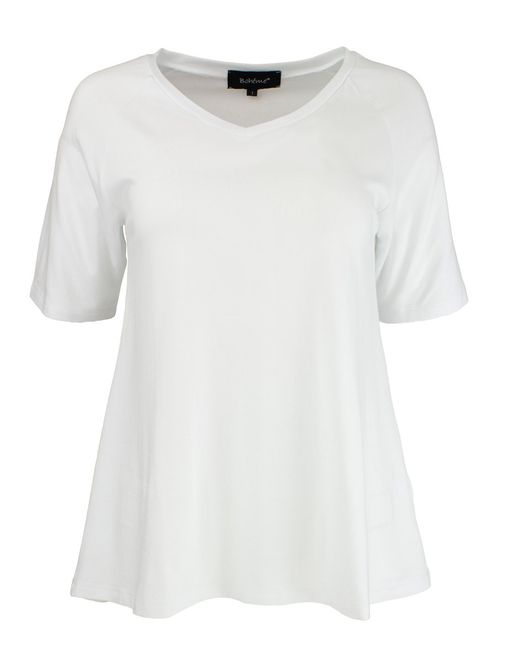 Hovedbilde Boheme Topp/M Kort Arm Bambus/Bomull White