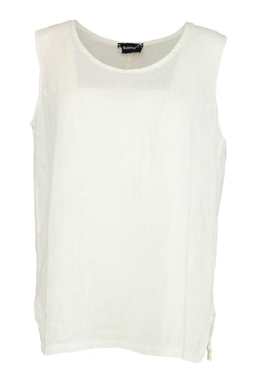 Boheme Singlet Kort i White