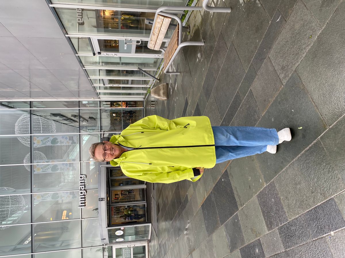Normann Regnjakke i Lime