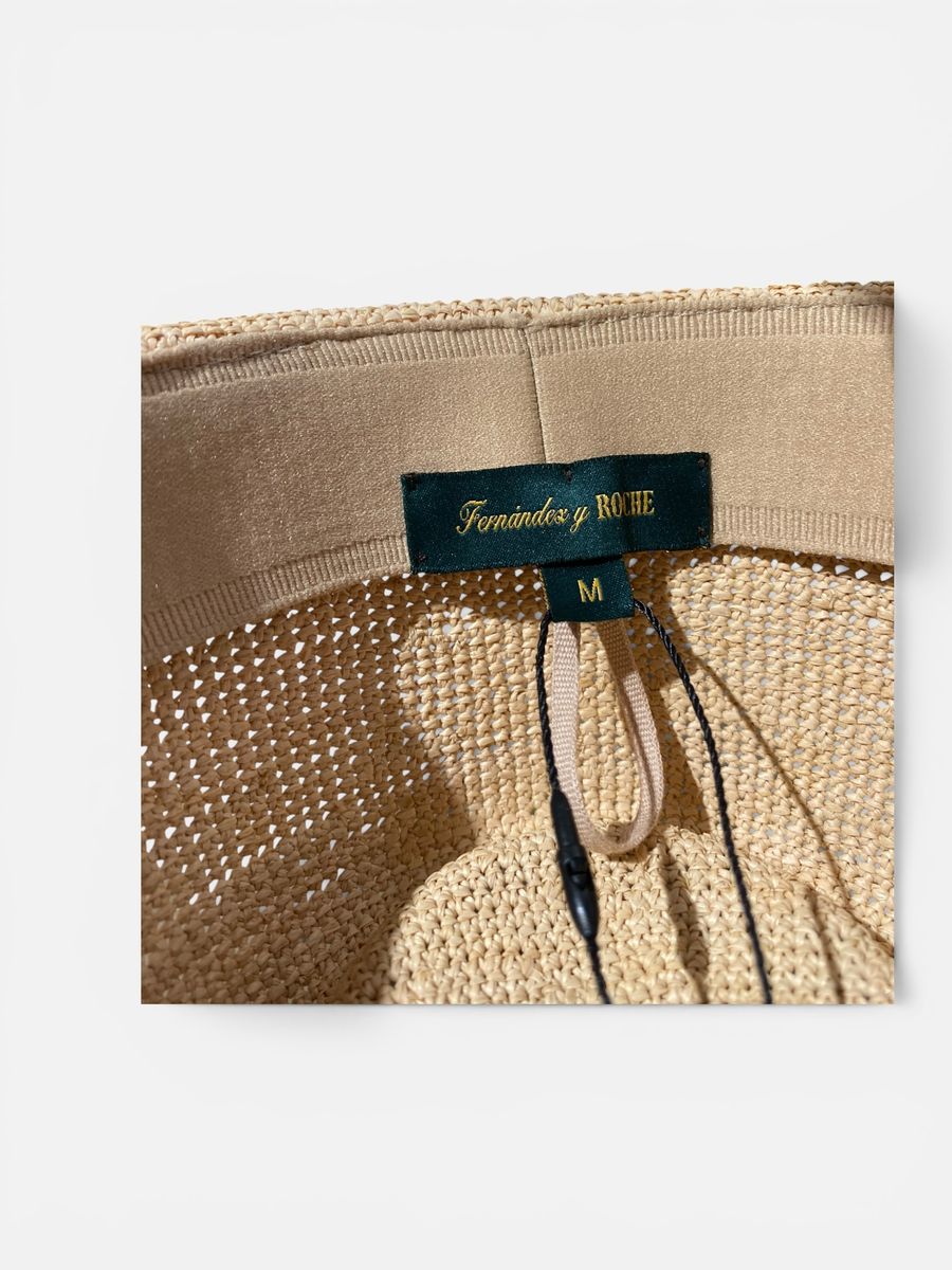 Fernandez Y Roche Cais Crocet  Fedora Natural 