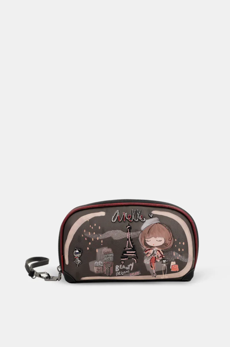 Anekke Clutch Dark i Brown/Multi