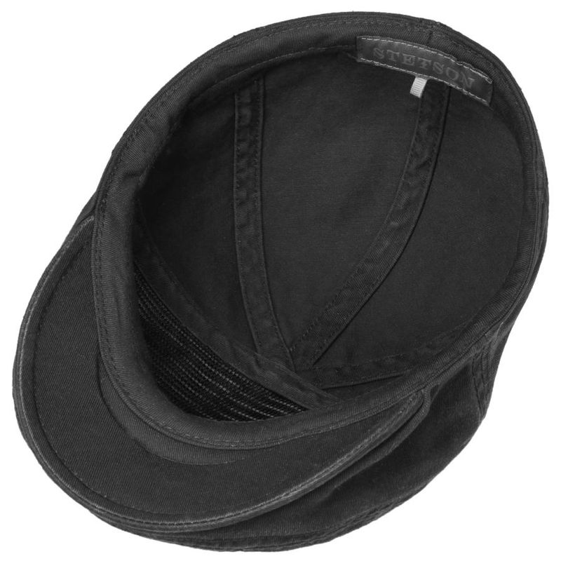 Stetson Ivy cap i bomull black