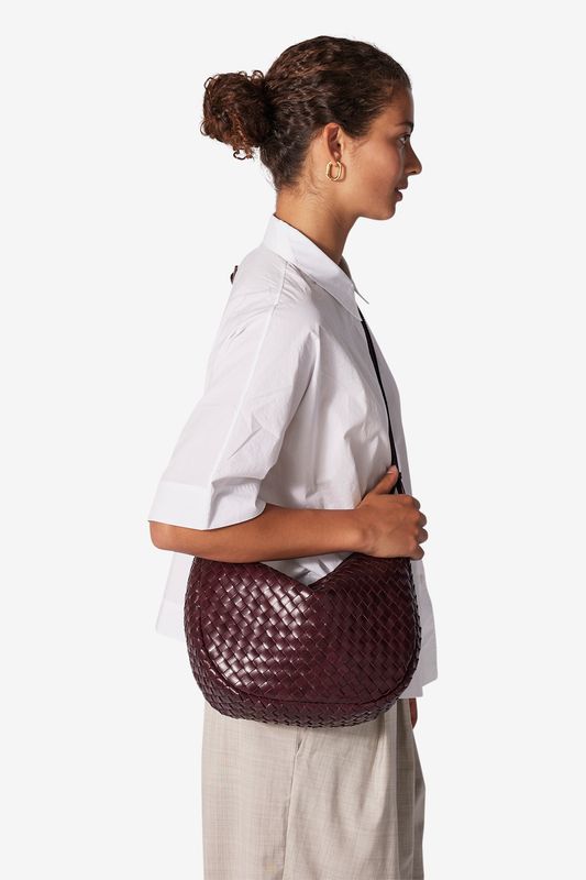 Adax Marlin Shoulderbag Cormorano Barolo
