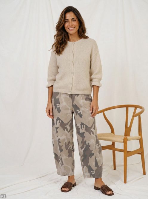 Hovedbilde Marta Beryl Bukse i Beige/Camo