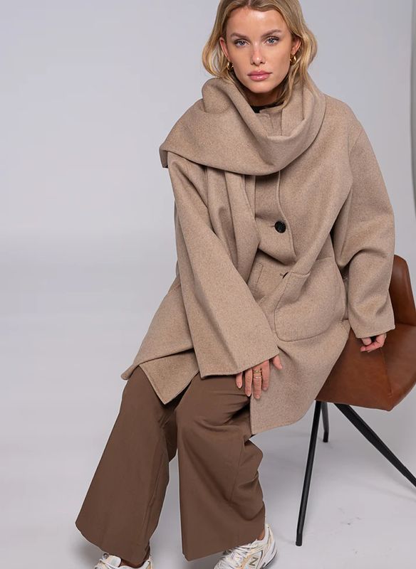 Clermonte Sandy Coat i Sand