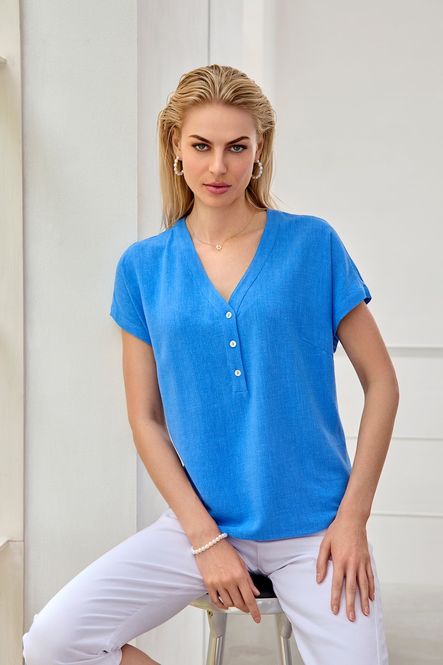Hovedbilde Micha T-Shirt i Dazzy Blue