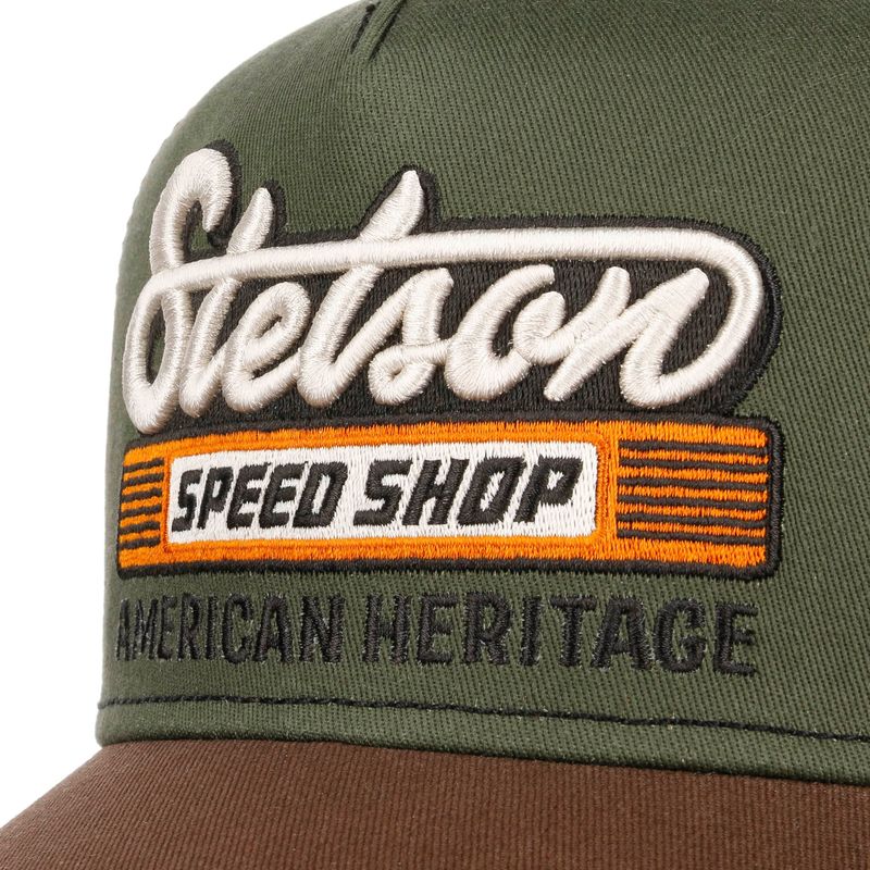 Stetson Trucker Cap Speed Shop Chesnut/Oliv