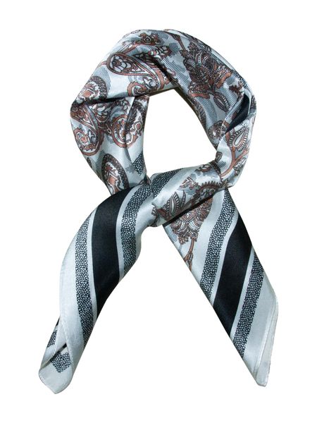 Hovedbilde Intex Skjerf Paisley  SILKE 70x70 Black