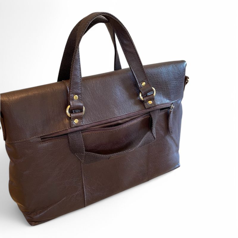 Springfield Stor Shoulder/Crossoverbag Burn Cognac