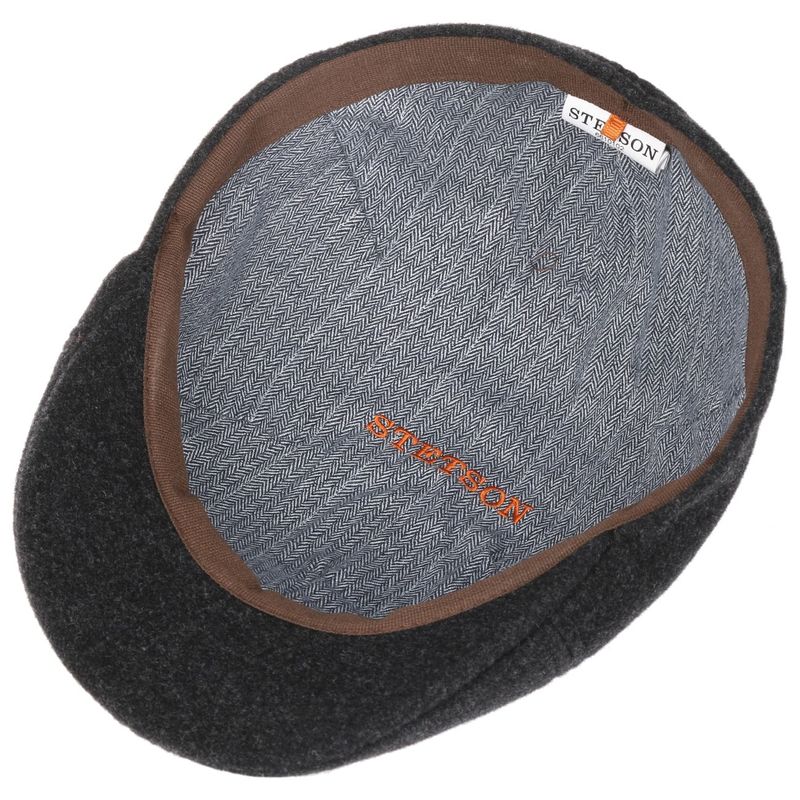 Texas Wool Gatsby Cap Anthrasit Melange