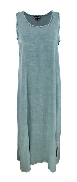 Hovedbilde Boheme Lang Kjole Uten Arm i Blue Wintage
