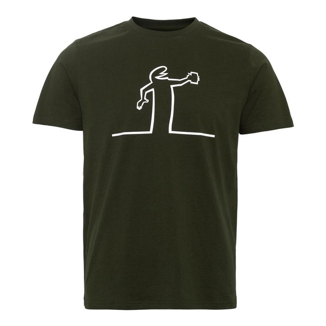 Hovedbilde Herre Streken T-Shirt Cheers Army Green