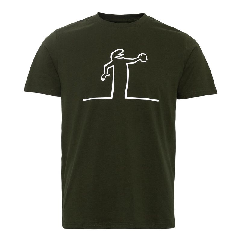 Herre Streken T-Shirt Cheers Army Green