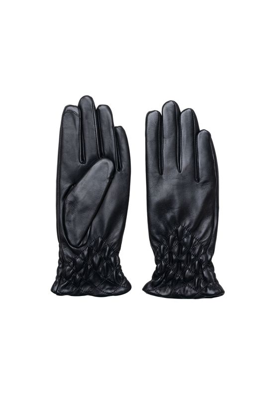 RE:Designed By Dixie Elke Lammeskinnshansker i Black