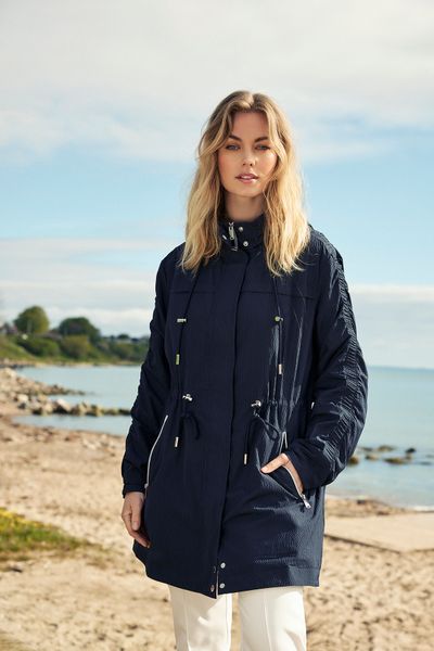 Bilde av Normann Lang Jakke i Dark Navy