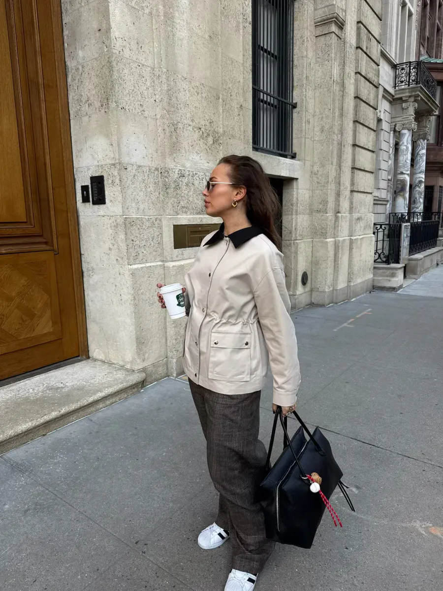 Clermonte Alex Bomullsjakke i Sand