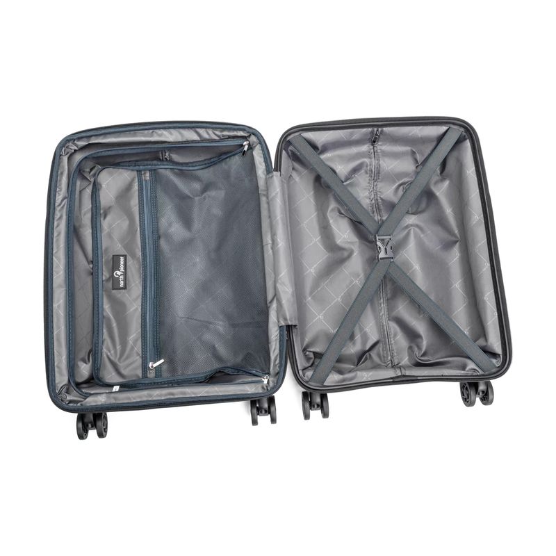 North Pioneer Bergen Koffert 55 CM i 4 Farger