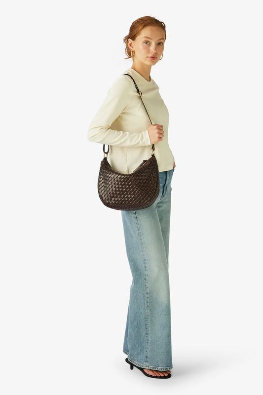 Adax Marlin Shoulderbag Cormorano Dark Brown