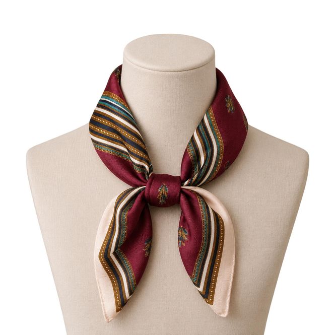 Hovedbilde DIZ Lite Skjerf i Viscose Burgundy