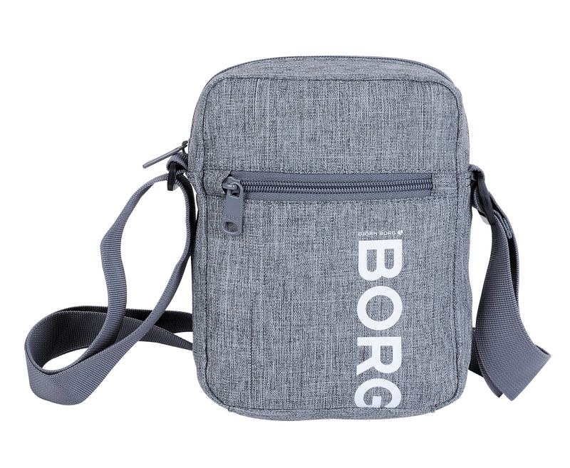 B.Borg Core 8009 Crossoverveske i Grey Melange
