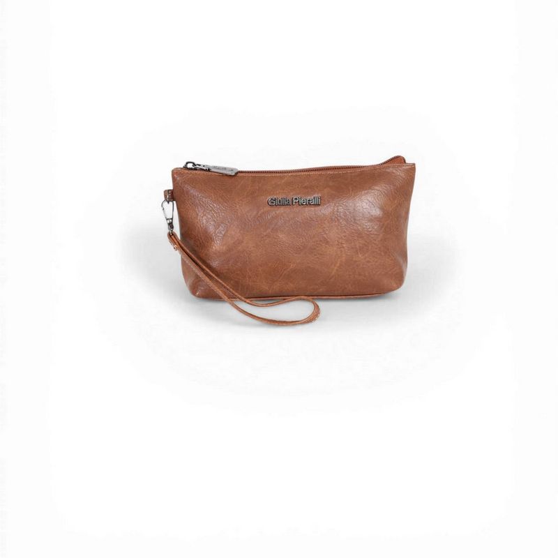 Giulia Piaralli Classic Toalettbag Small i Cognac