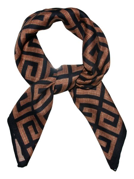 Hovedbilde Intex Skjerf M/Mønster 65 X 65 Cm i Brun