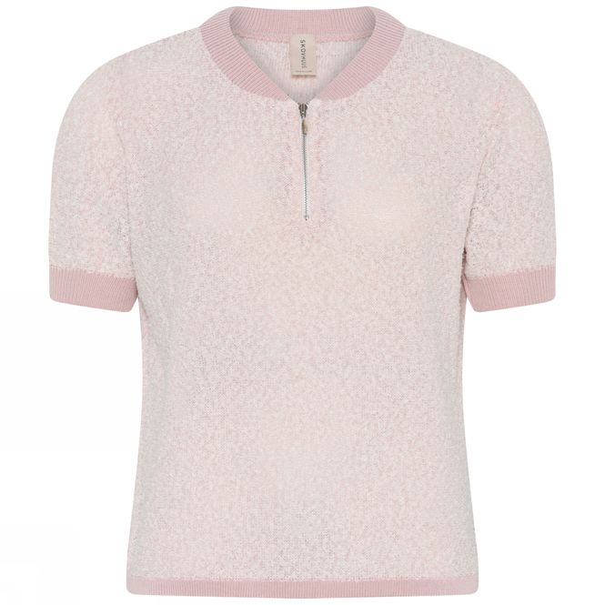 Hovedbilde Skovhuus T-Shirt Strikket M/Glidelås i Halsen i ...