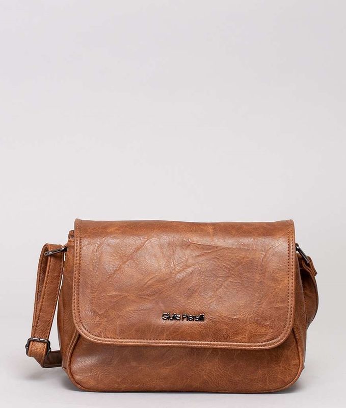 Giulia Pieralli Classic Flap Shoulderbag Cognac