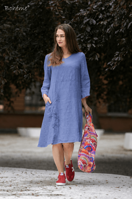 Hovedbilde Boheme Linkjole i Coastal Blue