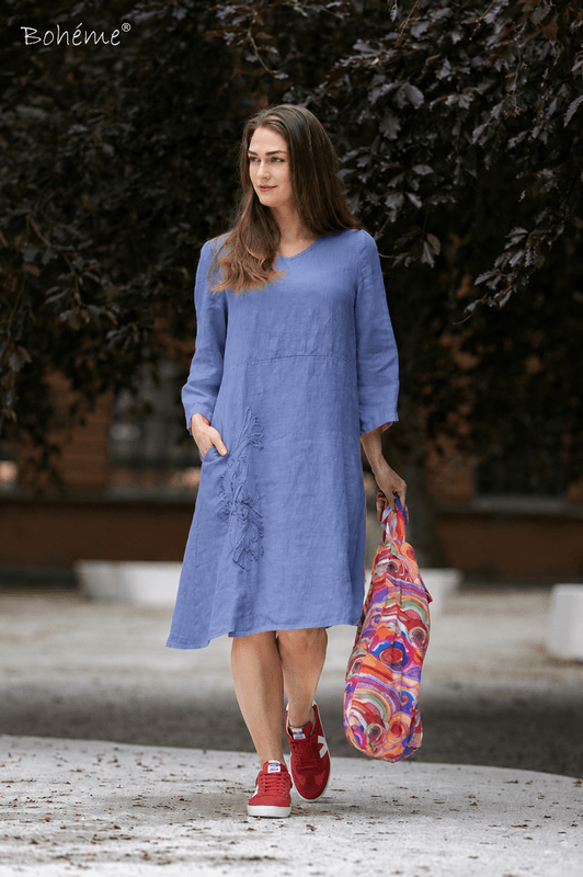 Boheme Linkjole i Coastal Blue