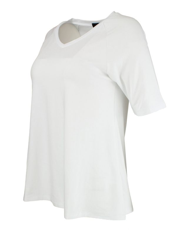 Boheme Topp/M Kort Arm Bambus/Bomull White