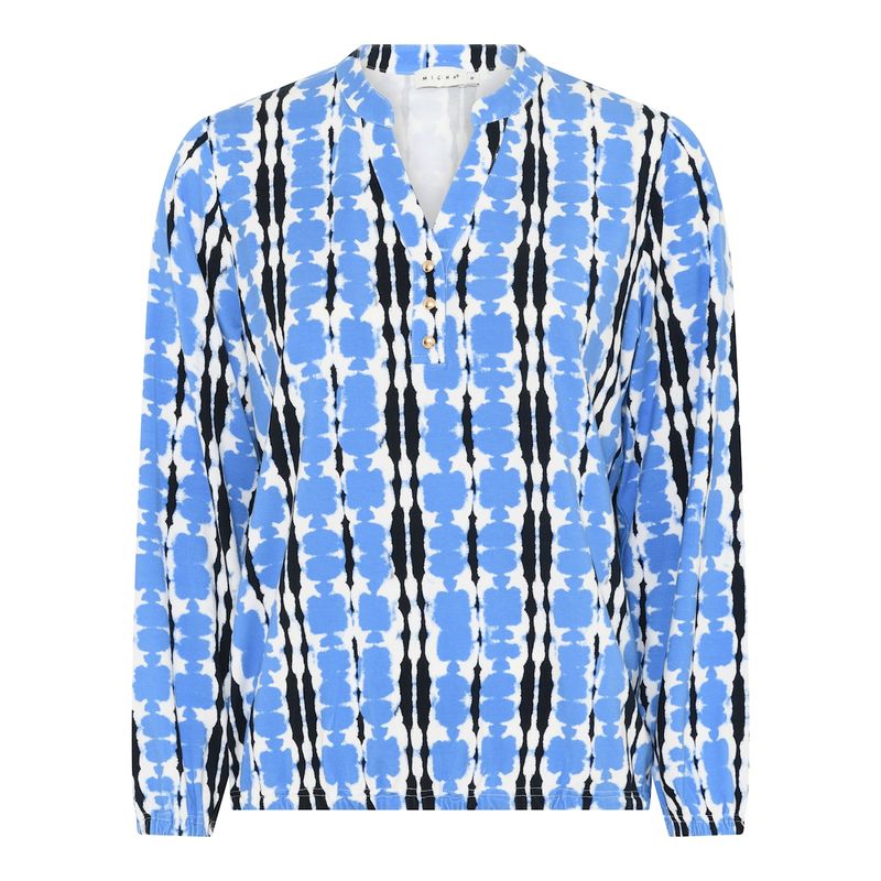 Micha Topp Blue/Print