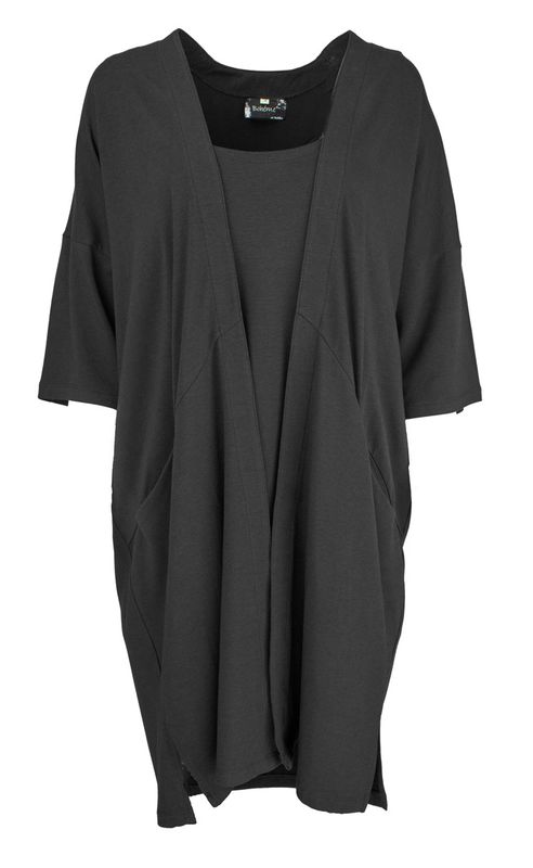Boheme Jakke Stretchy Bambus/Bomull i Black