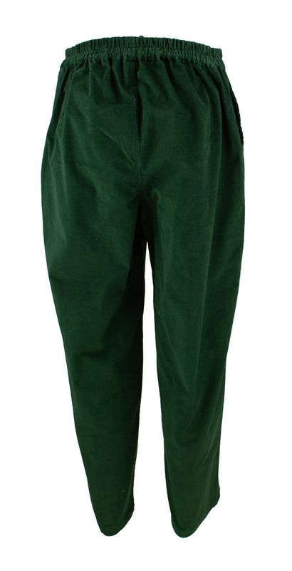 Boheme Cord Bukse i Forest Green